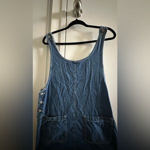 Vintage DKNY Denim Overall Dress